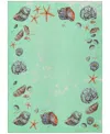 Dalyn Seabreeze Washable Sz9 9'x12' Area Rug In Mint