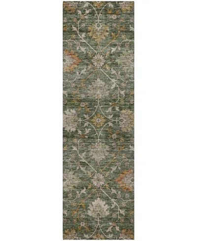 Dalyn Silk Road Sr1 2'3"x7'6" Runner Area Rug In Green