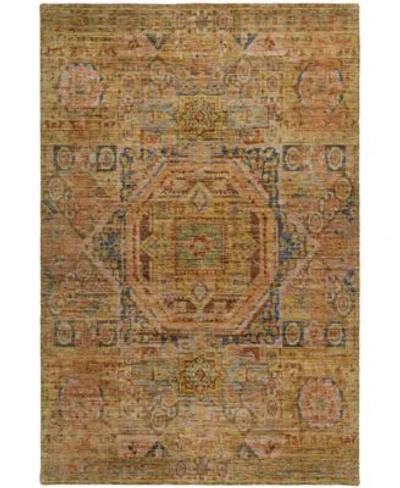Dalyn Silk Road Sr10 Rug Collection In Yellow