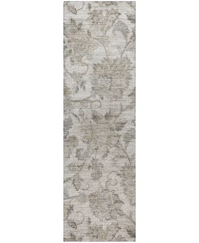 Dalyn Silk Road Sr2 2'3"x7'6" Runner Area Rug In Gray