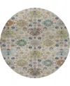 Dalyn Silk Road Sr3 8'x8' Round Area Rug In Multi