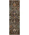 Dalyn Silk Road Washable Sr4 2'3"x7'6" Runner Area Rug In Brown