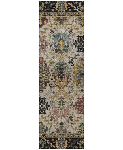Dalyn Silk Road Sr5 2'3"x7'6" Runner Area Rug In Brown