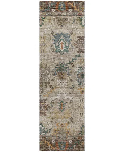 Dalyn Silk Road Sr5 2'3"x7'6" Runner Area Rug In Brown