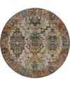 Dalyn Silk Road Sr5 8'x8' Round Area Rug In Multi