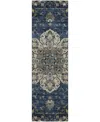 Dalyn Silk Road Sr6 2'3"x7'6" Runner Area Rug In Blue