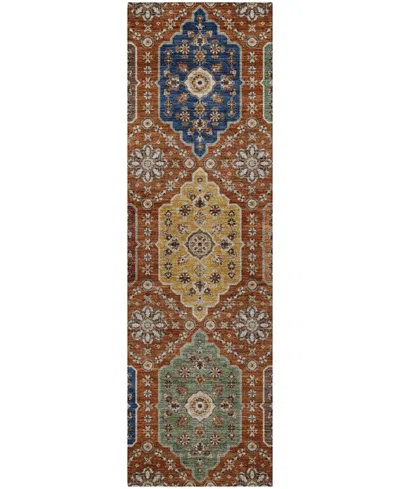 Dalyn Silk Road Sr7 2'3"x7'6" Runner Area Rug In Brown