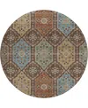 Dalyn Silk Road Sr7 8'x8' Round Area Rug In Multi