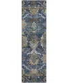 Dalyn Silk Road Sr8 2'3"x7'6" Runner Area Rug In Blue