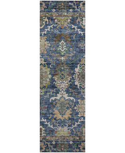 Dalyn Silk Road Sr8 2'3"x7'6" Runner Area Rug In Blue