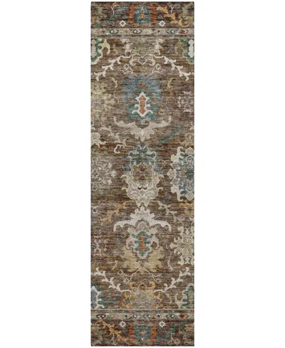Dalyn Silk Road Sr8 2'3"x7'6" Runner Area Rug In Brown