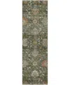 Dalyn Silk Road Washable Sr1 2'3"x7'6" Runner Area Rug In Green