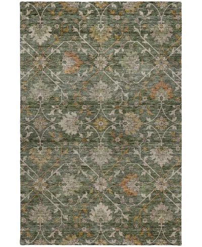Dalyn Silk Road Washable Sr1 2'6"x3'10" Area Rug In Green