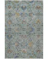 Dalyn Silk Road Washable Sr1 9'x12' Area Rug In Blue