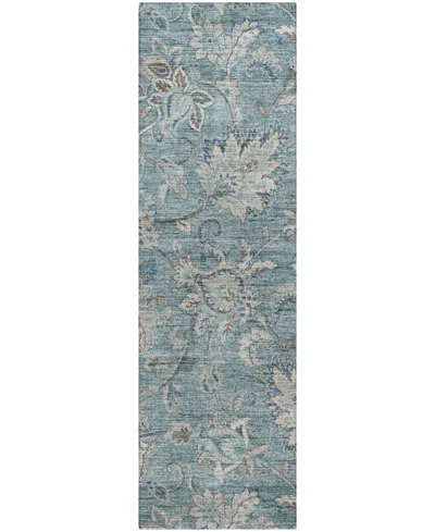 Dalyn Silk Road Washable Sr2 2'3"x7'6" Runner Area Rug In Blue