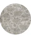 Dalyn Silk Road Washable Sr2 8'x8' Round Area Rug In Sand