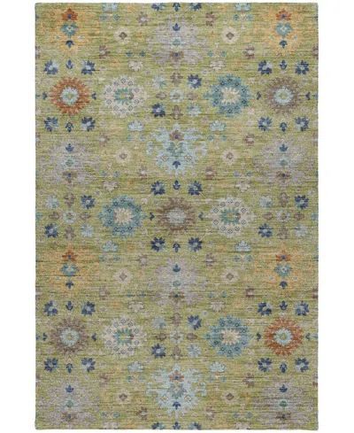 Dalyn Silk Road Washable Sr3 9'x12' Area Rug In Green