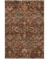 Dalyn Silk Road Washable Sr4 2'6"x3'10" Area Rug In Red