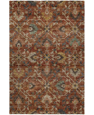 Dalyn Silk Road Washable Sr4 3'x5' Area Rug In Red