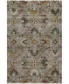 Dalyn Silk Road Washable Sr4 9'x12' Area Rug In Gray