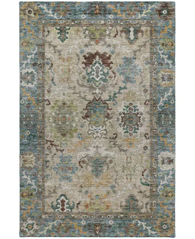 Dalyn Silk Road Washable Sr5 9'x12' Area Rug In Blue