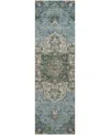 Dalyn Silk Road Washable Sr6 2'3"x7'6" Runner Area Rug In Blue