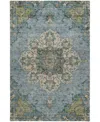 Dalyn Silk Road Washable Sr6 3'x5' Area Rug In Blue