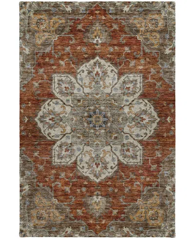 Dalyn Silk Road Washable Sr6 3'x5' Area Rug In Red