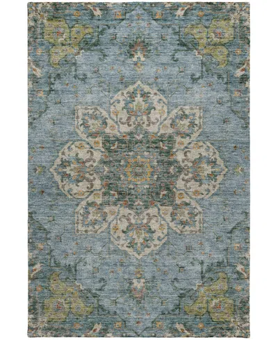 Dalyn Silk Road Washable Sr6 6'6"x9'6" Area Rug In Blue