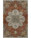 Dalyn Silk Road Washable Sr6 6'6"x9'6" Area Rug In Red