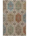 Dalyn Silk Road Washable Sr7 10'x14' Area Rug In Sand