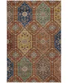 Dalyn Silk Road Washable Sr7 2'6"x3'10" Area Rug In Red