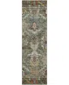 Dalyn Silk Road Washable Sr8 2'3"x7'6" Runner Area Rug In Green