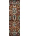 Dalyn Silk Road Washable Sr8 2'3"x7'6" Runner Area Rug In Red