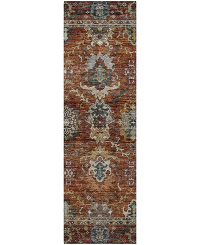 Dalyn Silk Road Washable Sr8 2'3"x7'6" Runner Area Rug In Red