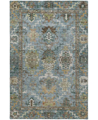 Dalyn Silk Road Washable Sr8 2'6"x3'10" Area Rug In Blue