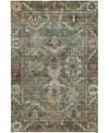 Dalyn Silk Road Washable Sr8 5'x7'6" Area Rug In Green