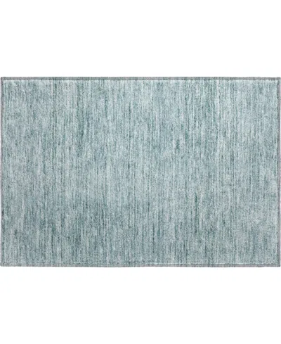 Dalyn Soft Essentials Machine Washable Se1 1'8"x2'6" Area Rug In Blue