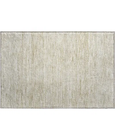 Dalyn Soft Essentials Machine Washable Se1 1'8"x2'6" Area Rug In Gray