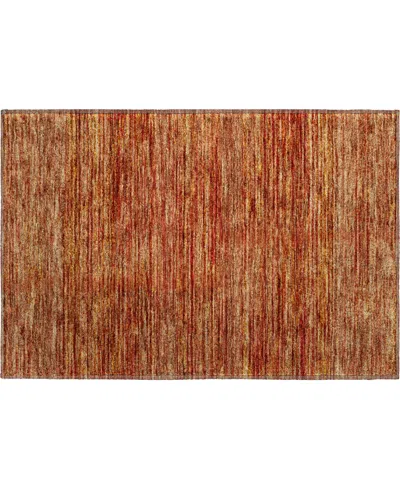Dalyn Soft Essentials Machine Washable Se1 1'8"x2'6" Area Rug In Orange