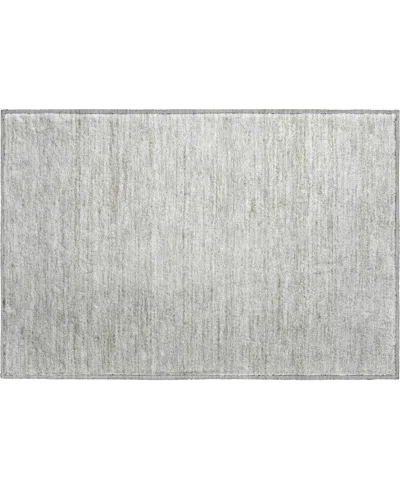 Dalyn Soft Essentials Machine Washable Se1 1'8"x2'6" Area Rug In Gray
