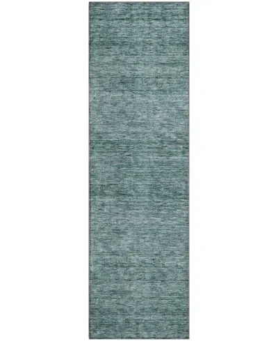 Dalyn Soft Essentials Machine Washable Se1 2'3"x7'6" Runner Area Rug In Blue