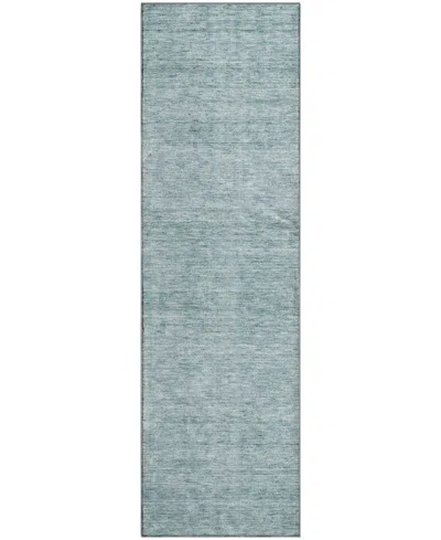 Dalyn Soft Essentials Machine Washable Se1 2'3"x7'6" Runner Area Rug In Blue