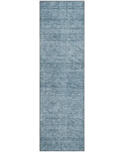 Dalyn Soft Essentials Machine Washable Se1 2'3"x7'6" Runner Area Rug In Blue