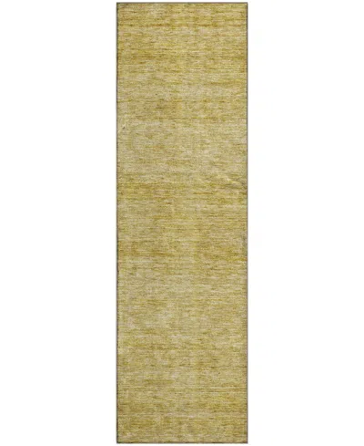 Dalyn Soft Essentials Machine Washable Se1 2'3"x7'6" Runner Area Rug In Yellow