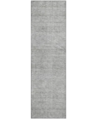 Dalyn Soft Essentials Machine Washable Se1 2'3"x7'6" Runner Area Rug In Gray