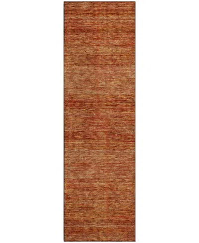 Dalyn Soft Essentials Machine Washable Se1 2'3"x7'6" Runner Area Rug In Brown