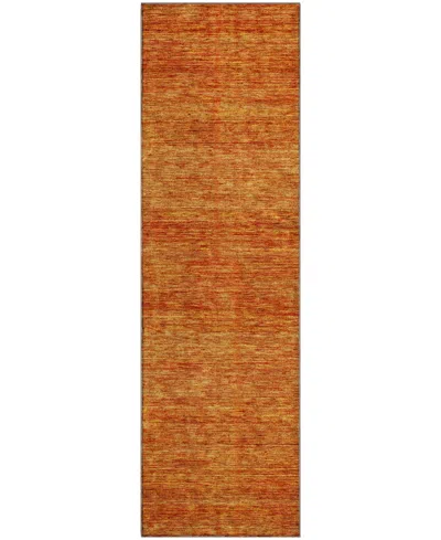 Dalyn Soft Essentials Machine Washable Se1 2'3"x7'6" Runner Area Rug In Brown