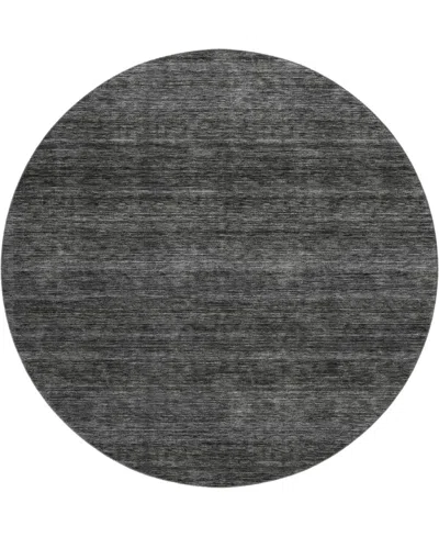Dalyn Soft Essentials Machine Washable Se1 8'x8' Round Area Rug In Multi
