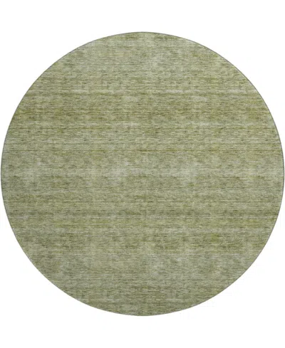 Dalyn Soft Essentials Machine Washable Se1 8'x8' Round Area Rug In Green